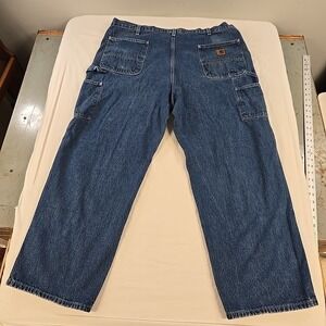 Vintage Carhartt B13 DST Dungaree Carpenter Jeans Men 42x30 Y2K Wide Leg Denim